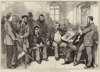 The American Presidential Election, a Sketch at Washington
